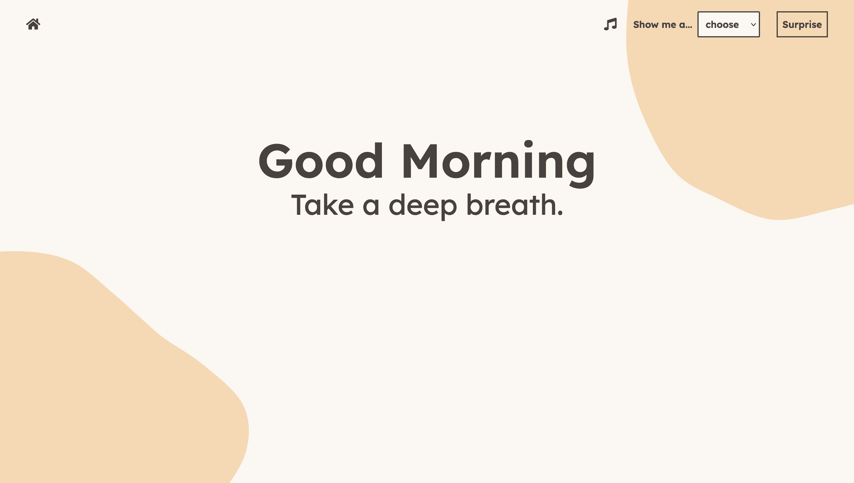 Destressing Hompeage screenshot